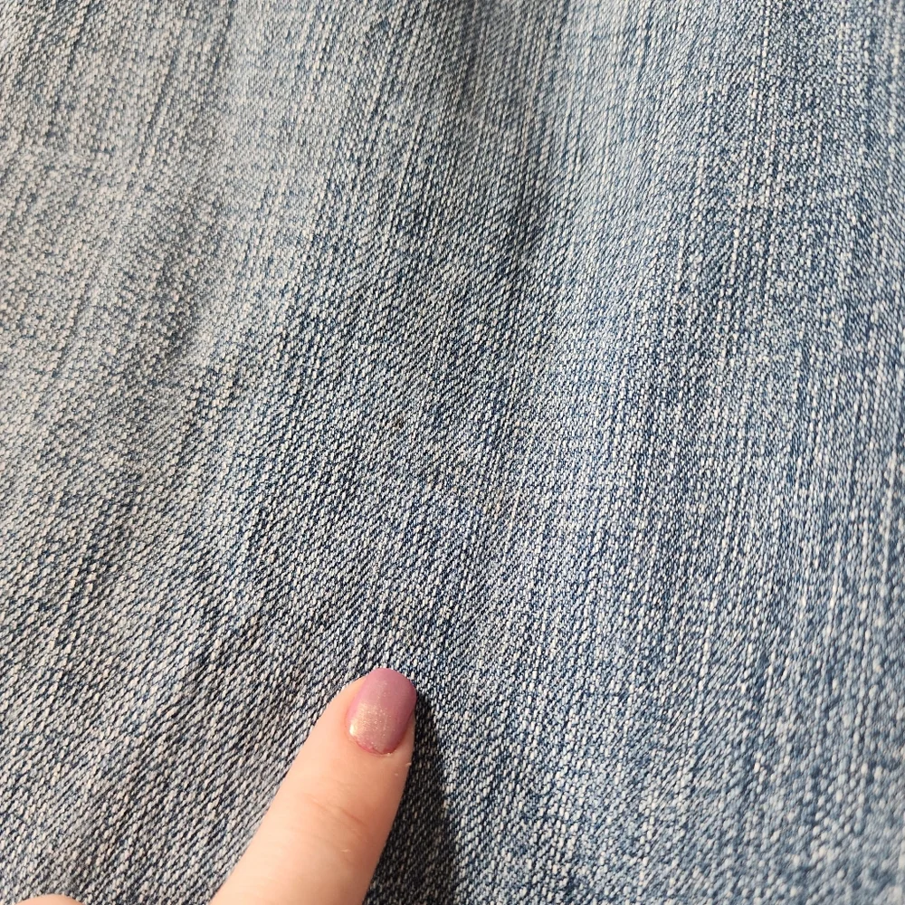 Levis Mid Rise Skinny Blue Medium Wash Denim Jeans